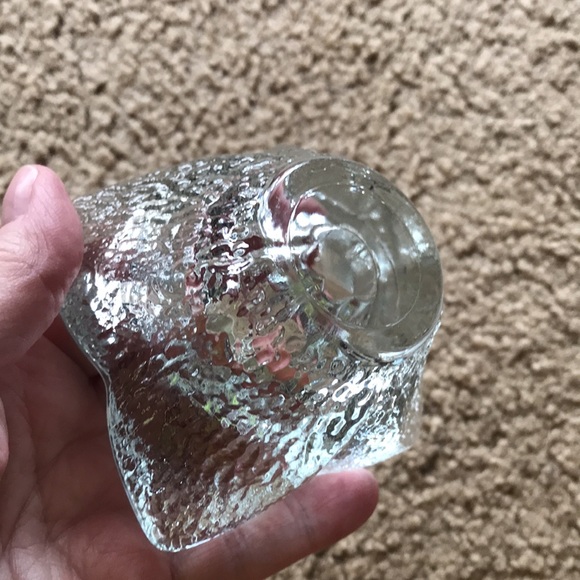 Vintage INDIANA GLASS Set of 2 Crystal Ice Candleholders - Picture 12 of 15